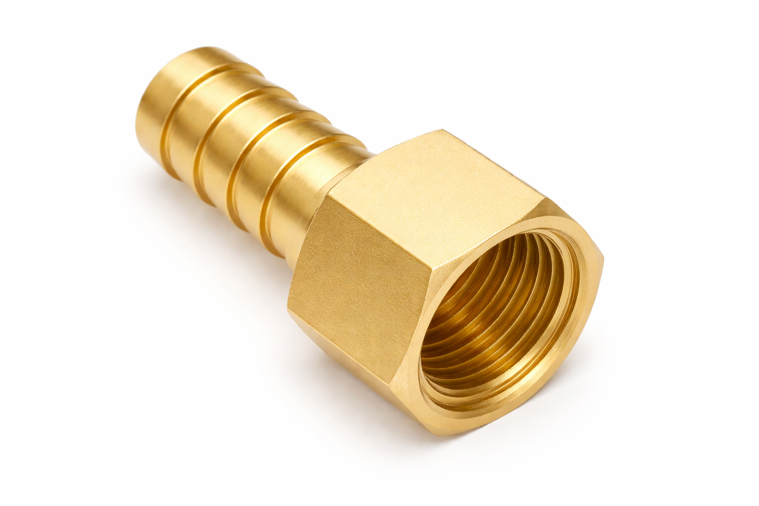 push on hose-barb-female